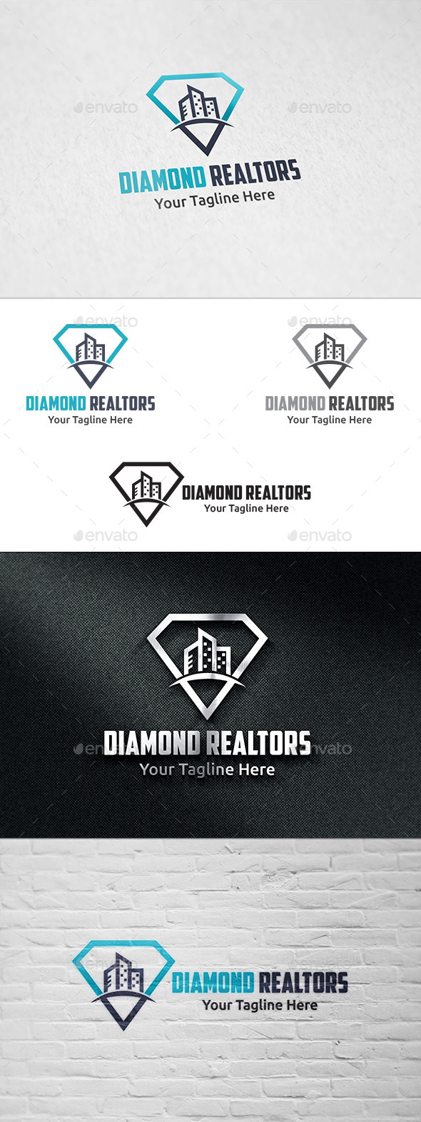 GraphicRiver Diamond Realtors Logo Template 11439593 GraphicRiver Diamond Realtors Logo Template 11439593