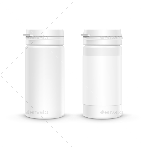 GraphicRiver Plastic Packaging Bottle with Cap for Pills 11440208 GraphicRiver Plastic Packaging Bottle with Cap for Pills 11440208