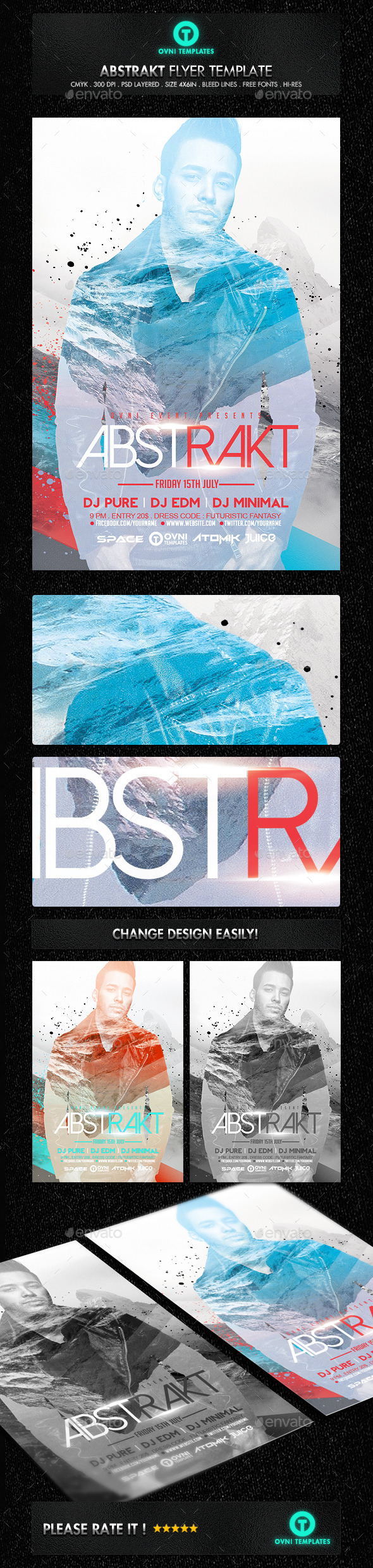 GraphicRiver Abstract Minimal Flyer Template 11440460 GraphicRiver Abstract Minimal Flyer Template 11440460