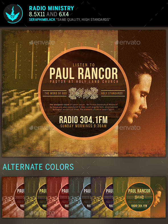 GraphicRiver Radio Ministry Church Flyer Template 11440489 GraphicRiver Radio Ministry Church Flyer Template 11440489