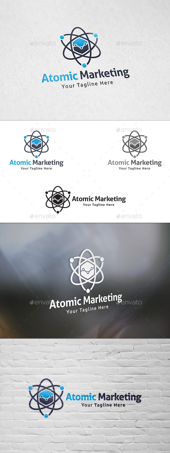 GraphicRiver Atomic Marketing Logo Template 11440646 GraphicRiver Atomic Marketing Logo Template 11440646