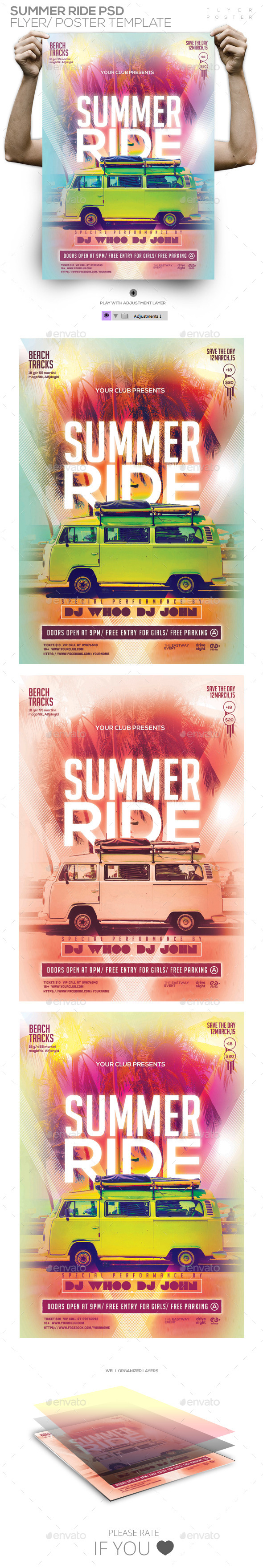 GraphicRiver Summer Ride PSD Flyer Poster Template 11441396 GraphicRiver Summer Ride PSD Flyer Poster Template 11441396