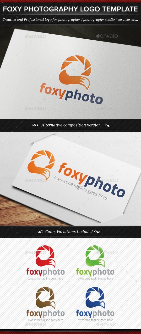 GraphicRiver Foxy Photo Animal Photography Logo Template 11441910 GraphicRiver Foxy Photo Animal Photography Logo Template 11441910