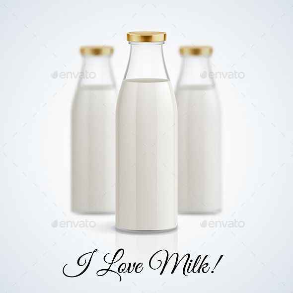 GraphicRiver Milk Bottle 11442023 GraphicRiver Milk Bottle 11442023