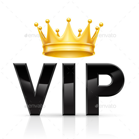GraphicRiver VIP Golden Crown 11442584 GraphicRiver VIP Golden Crown 11442584