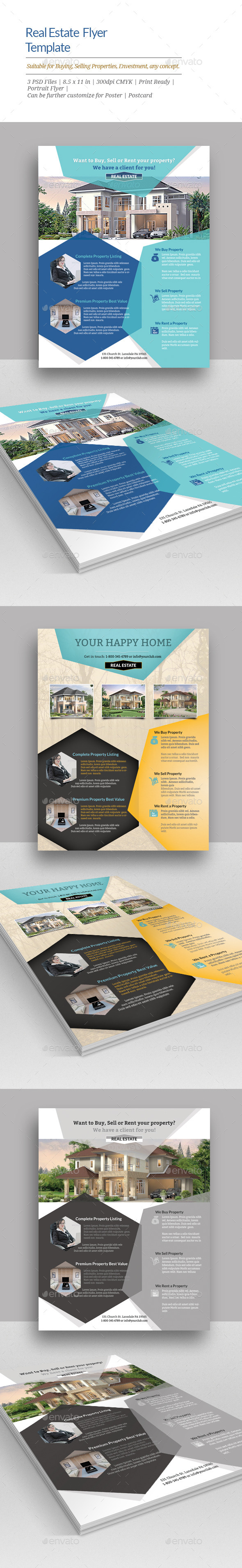 GraphicRiver Real Estate Flyer Templates 11442786 GraphicRiver Real Estate Flyer Templates 11442786