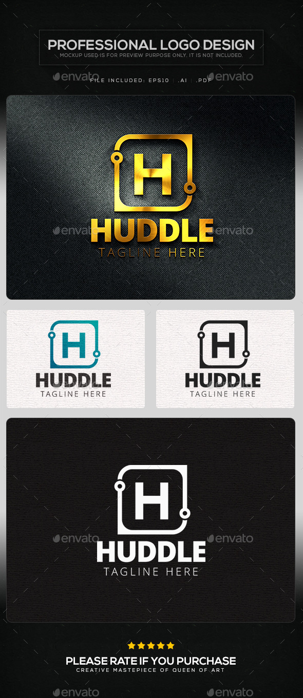 GraphicRiver Huddle Logo Template 11443182 GraphicRiver Huddle Logo Template 11443182
