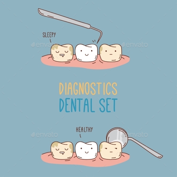 GraphicRiver Comics About Dental Diagnostics and Treatment 11443562 GraphicRiver Comics About Dental Diagnostics and Treatment 11443562