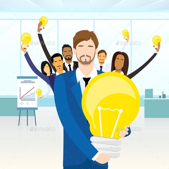 GraphicRiver Business People Team Group Idea Concept Bulb 11443914 GraphicRiver Business People Team Group Idea Concept Bulb 11443914