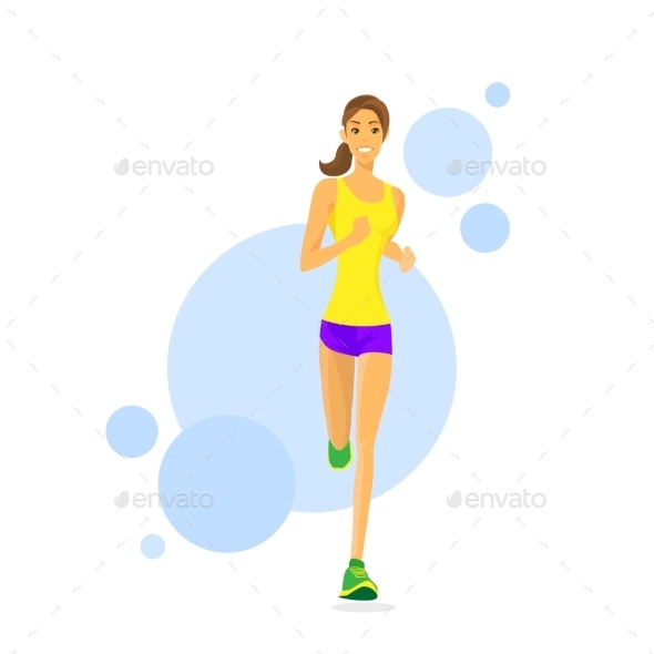 GraphicRiver Sport Woman Run Fitness Girl Runner Jogging 11443951 GraphicRiver Sport Woman Run Fitness Girl Runner Jogging 11443951