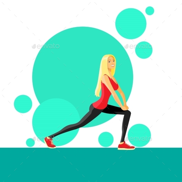 GraphicRiver Sport Woman Fitness Girl Exercise Workout Trainer 11444551 GraphicRiver Sport Woman Fitness Girl Exercise Workout Trainer 11444551