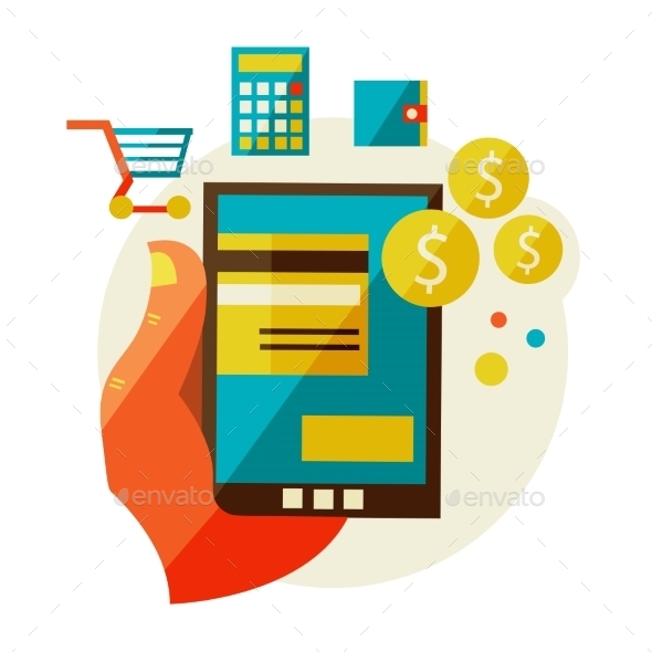GraphicRiver Processing Of Mobile Payments 11444561 GraphicRiver Processing Of Mobile Payments 11444561