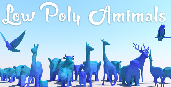 3DOcean Low Poly Animals Set 11445354 3DOcean Low Poly Animals Set 11445354