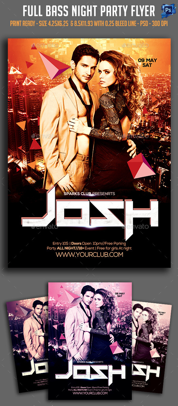 GraphicRiver Guest Dj Party Flyer 11445455 GraphicRiver Guest Dj Party Flyer 11445455