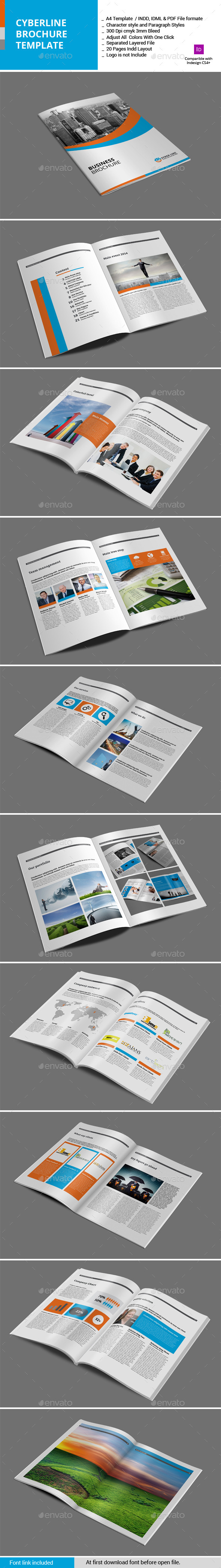 GraphicRiver Syberline Brochure Template 11446166 GraphicRiver Syberline Brochure Template 11446166