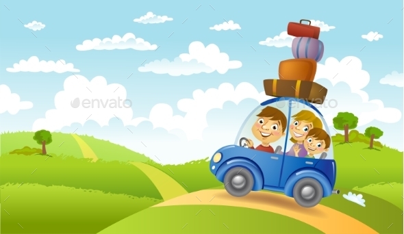 GraphicRiver Family Summer Adventure 11446321 GraphicRiver Family Summer Adventure 11446321