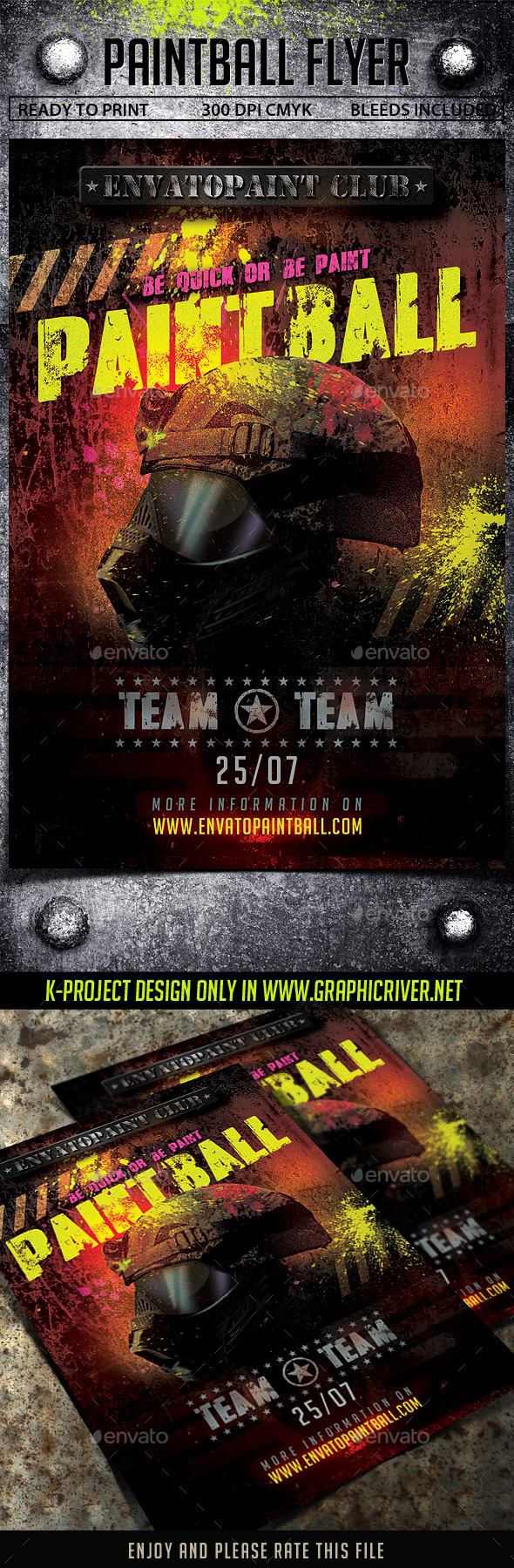 GraphicRiver Paintball Flyer 11385696 GraphicRiver Paintball Flyer 11385696