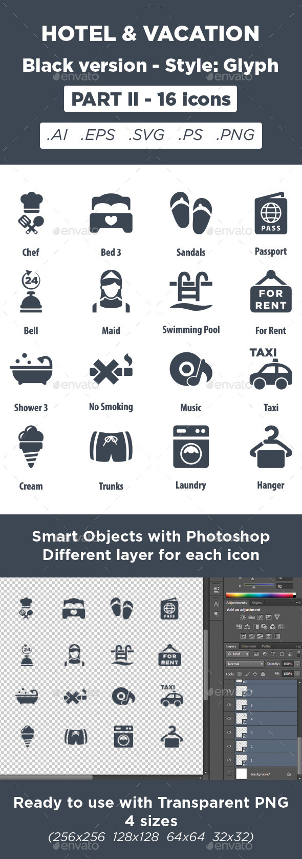 GraphicRiver Hotel & Vacation Icons Glyph style Part 2 11450688 GraphicRiver Hotel & Vacation Icons Glyph style Part 2 11450688