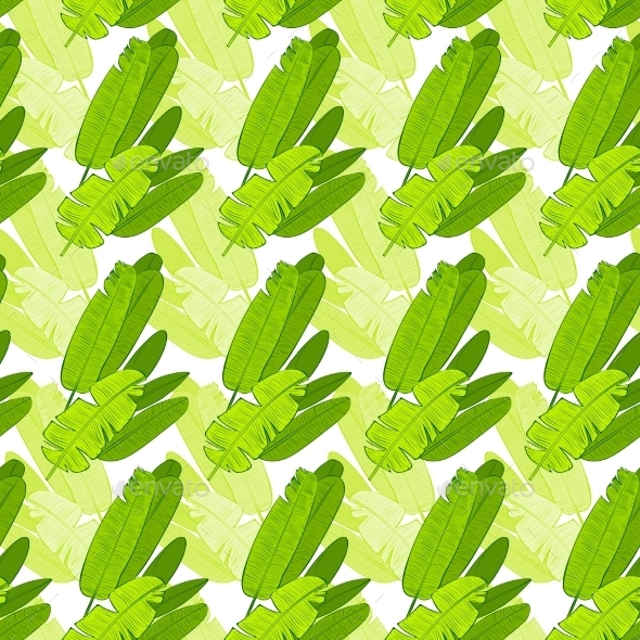 GraphicRiver Seamless Green Leaves Floral Pattern Vector 11451320 GraphicRiver Seamless Green Leaves Floral Pattern Vector 11451320