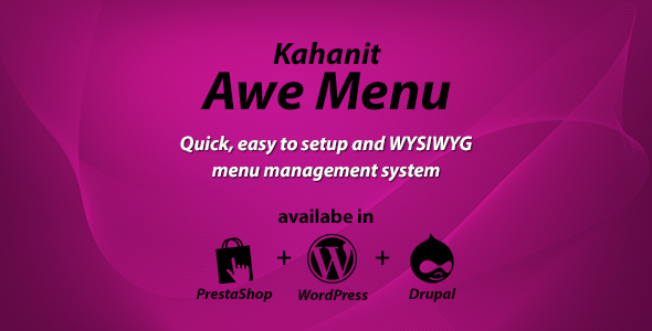 Download Kahanit Awe Menu - WordPress Mega Menu Plugin