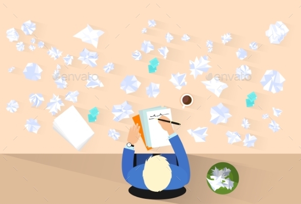 GraphicRiver Businessman Pen Write Crumpled Papers 11452164 GraphicRiver Businessman Pen Write Crumpled Papers 11452164
