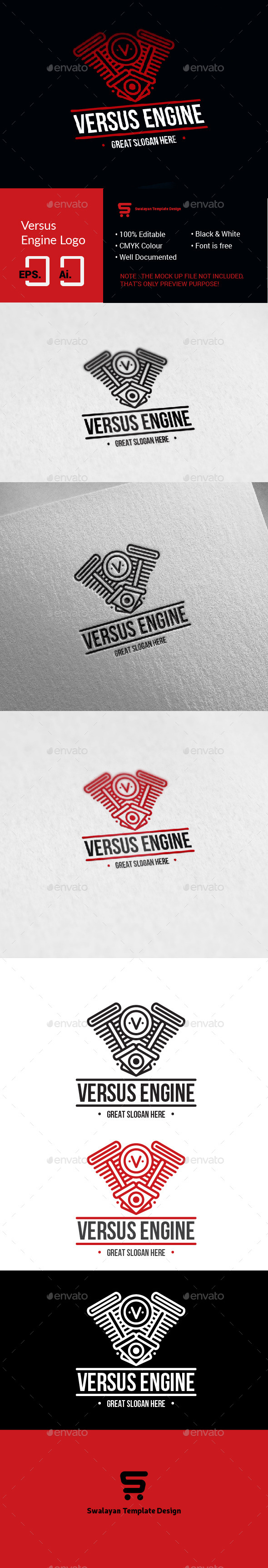 GraphicRiver Versus Engine Logo 11452205 GraphicRiver Versus Engine Logo 11452205