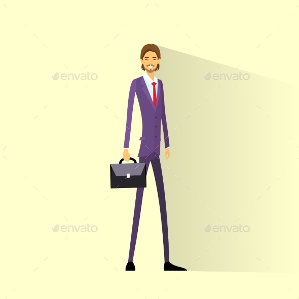 GraphicRiver Businessman Smile Full Length Business Man Flat 11452292 GraphicRiver Businessman Smile Full Length Business Man Flat 11452292