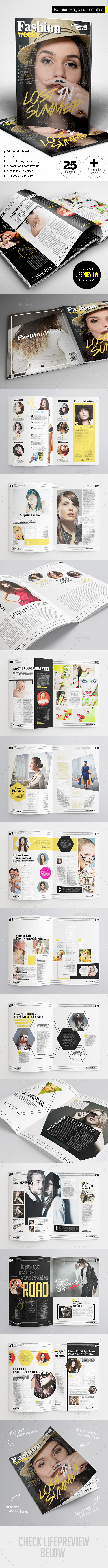GraphicRiver Fashion Magazine 11452396 GraphicRiver Fashion Magazine 11452396