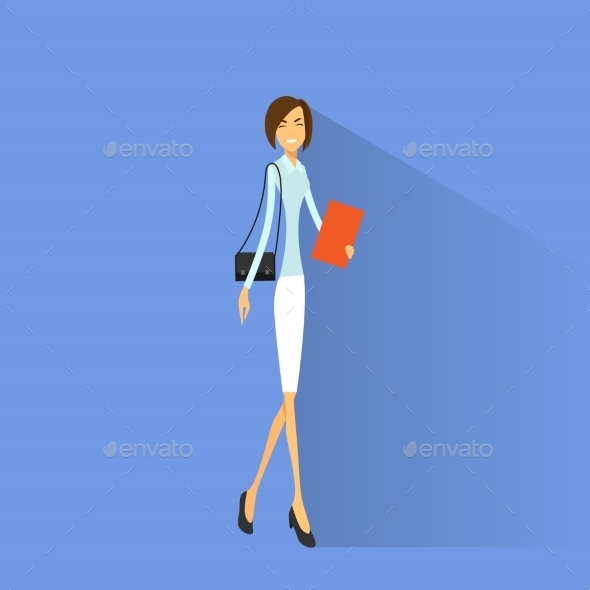 GraphicRiver Businesswoman Smile Full Length Business Woman 11452407 GraphicRiver Businesswoman Smile Full Length Business Woman 11452407