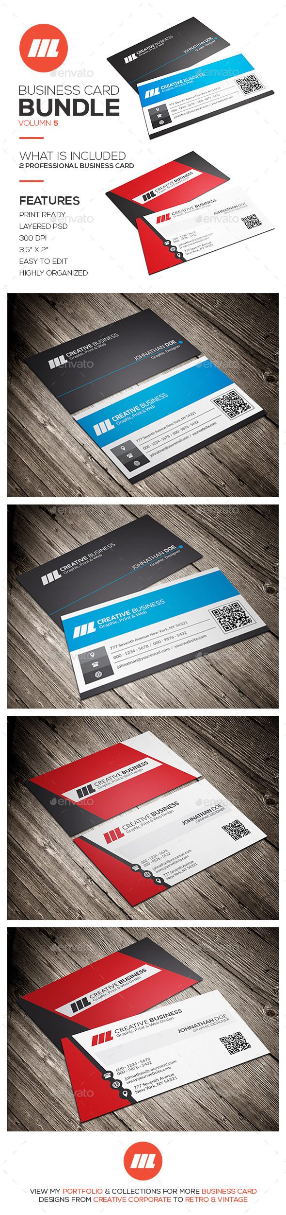 GraphicRiver Business Card Bundle Vol 5 11452502 GraphicRiver Business Card Bundle Vol 5 11452502
