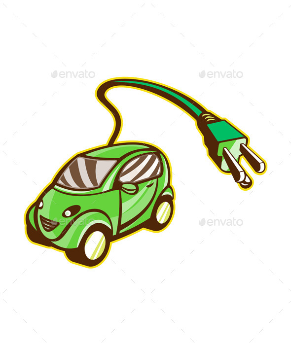 GraphicRiver Plug-in Hybrid Electric Vehicle Isolated 11453096 GraphicRiver Plug-in Hybrid Electric Vehicle Isolated 11453096