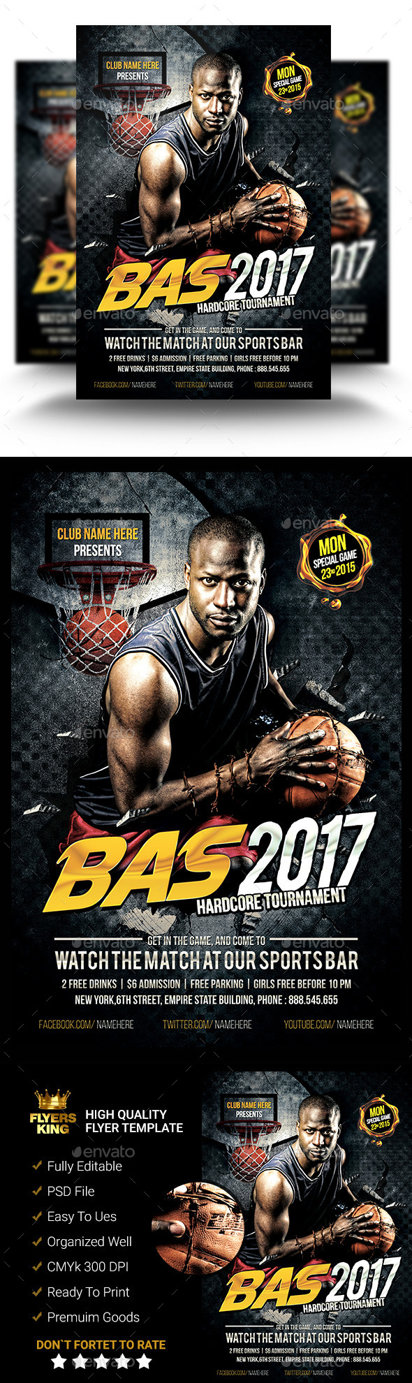 GraphicRiver Hardcore Basket Ball PSD Flyer 11453310 GraphicRiver Hardcore Basket Ball PSD Flyer 11453310