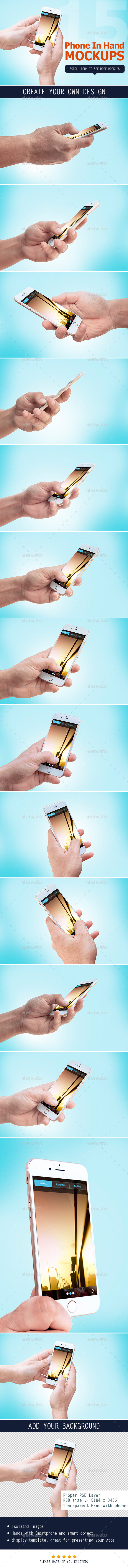 GraphicRiver Smartphone in Hand Mockup 11453586 GraphicRiver Smartphone in Hand Mockup 11453586