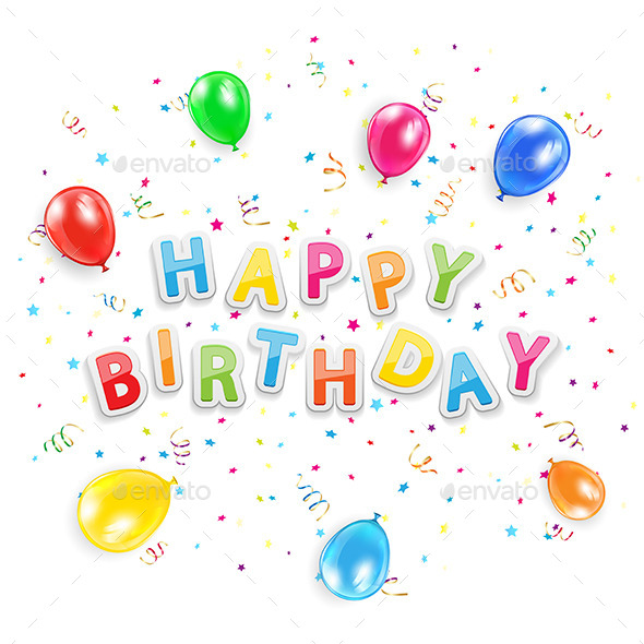 GraphicRiver Happy Birthday Background with Balloons 11453648 GraphicRiver Happy Birthday Background with Balloons 11453648