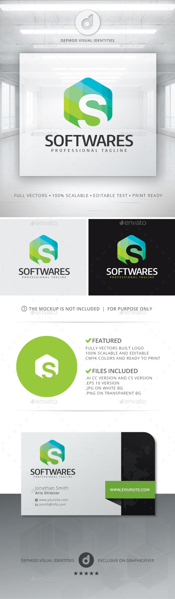 GraphicRiver Softwares Logo 11454120 GraphicRiver Softwares Logo 11454120