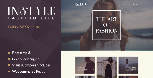 Download Instyle - Fashion & Elegant WP Theme