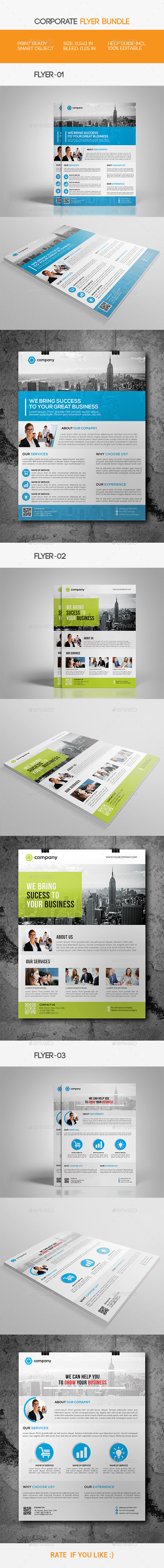 GraphicRiver Corporate Flyer Bundle 11454690 GraphicRiver Corporate Flyer Bundle 11454690