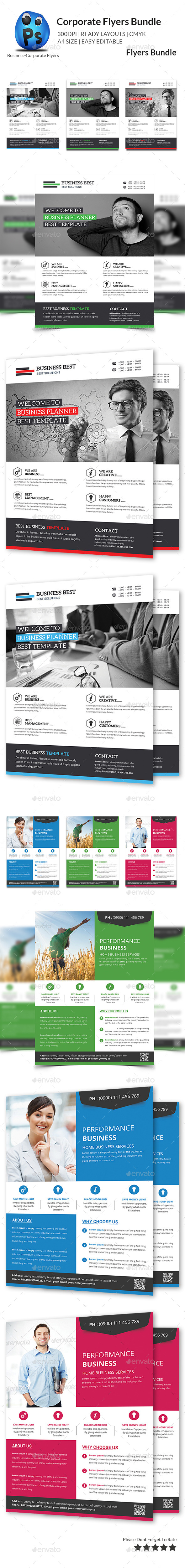 GraphicRiver Multipurpose Business Flyer Bundle 11454736 GraphicRiver Multipurpose Business Flyer Bundle 11454736