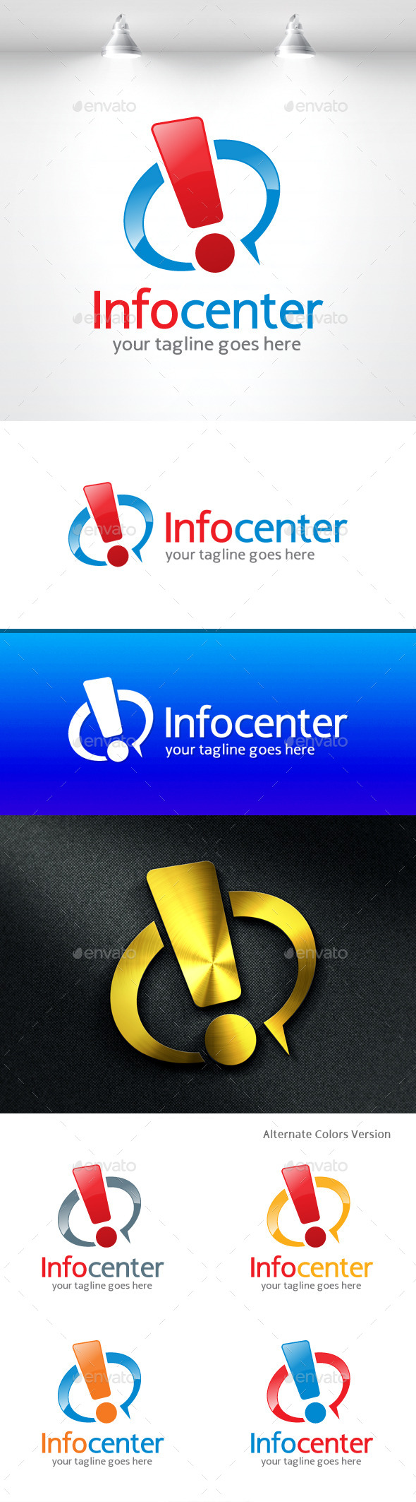 GraphicRiver Info Center Logo 11454932 GraphicRiver Info Center Logo 11454932