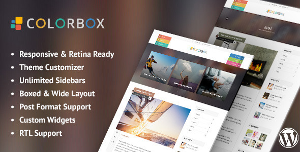 Download Colorbox - Responsive WordPress Blog Theme