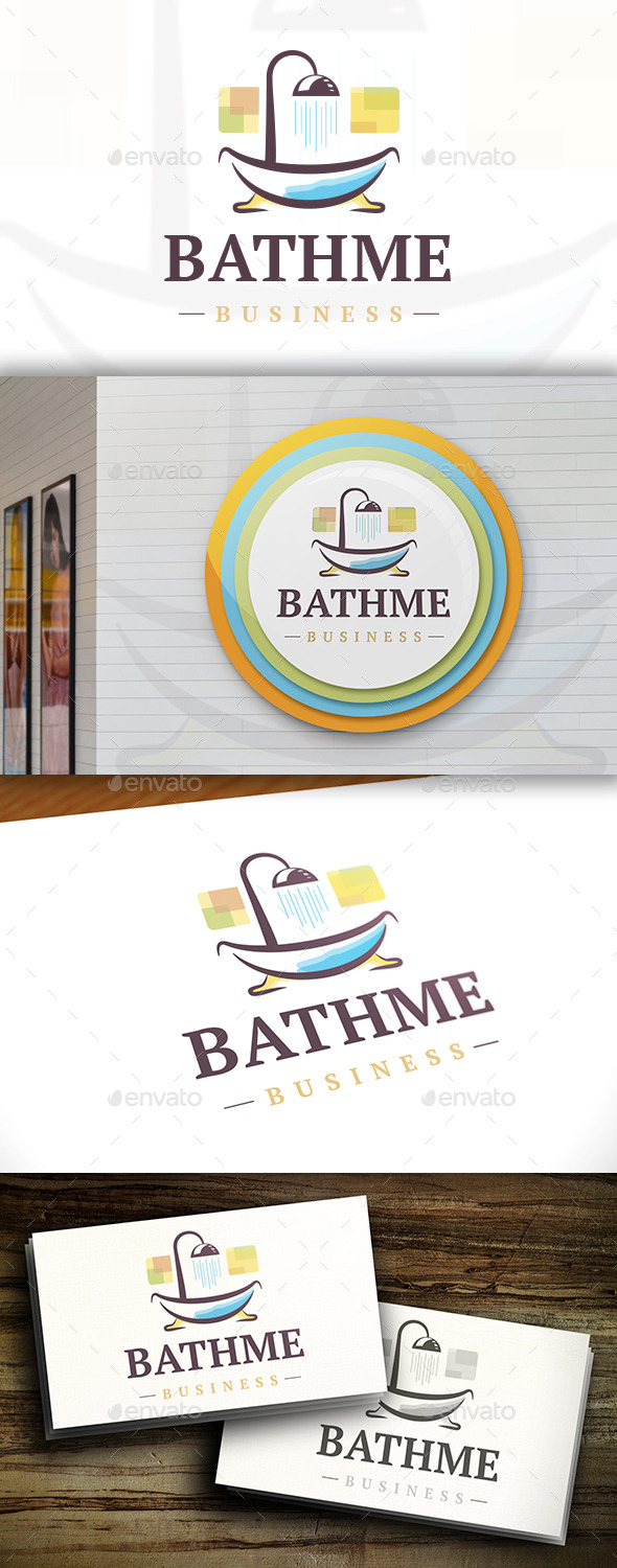 GraphicRiver Bath Logo 11455390 GraphicRiver Bath Logo 11455390