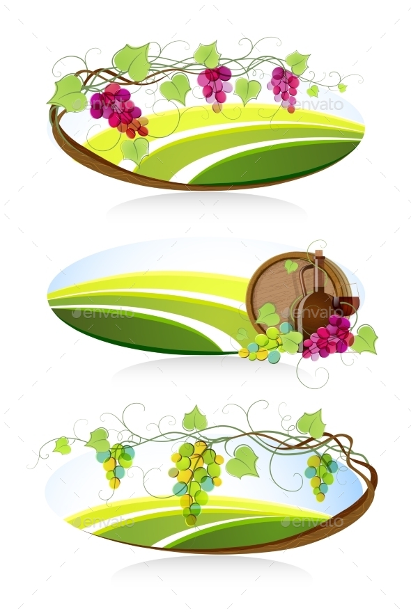 GraphicRiver Winemaking Emblems 11457623 GraphicRiver Winemaking Emblems 11457623