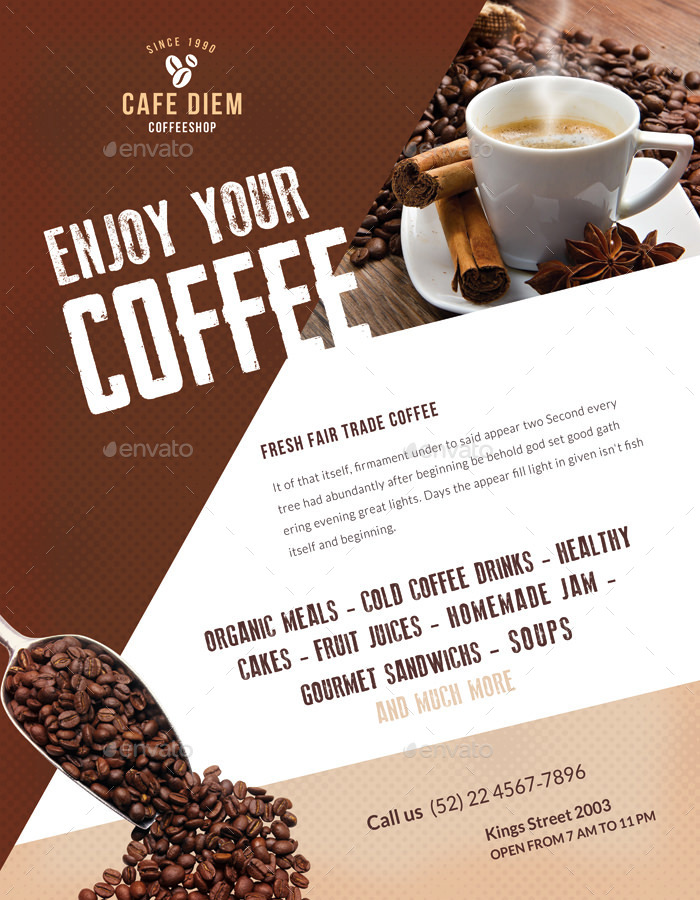 free-professional-oncoffee-internet-cafe-flyer-template