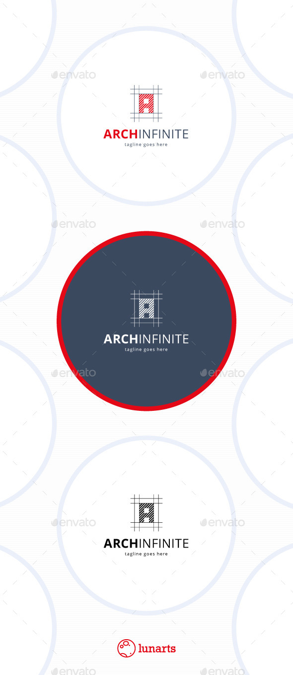 Arch Infinite Logo • Letter A (Buildings)