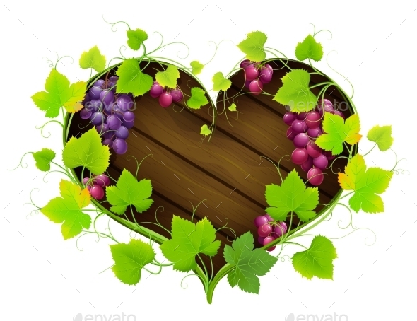 GraphicRiver Grapes With Leaves 11457883 GraphicRiver Grapes With Leaves 11457883