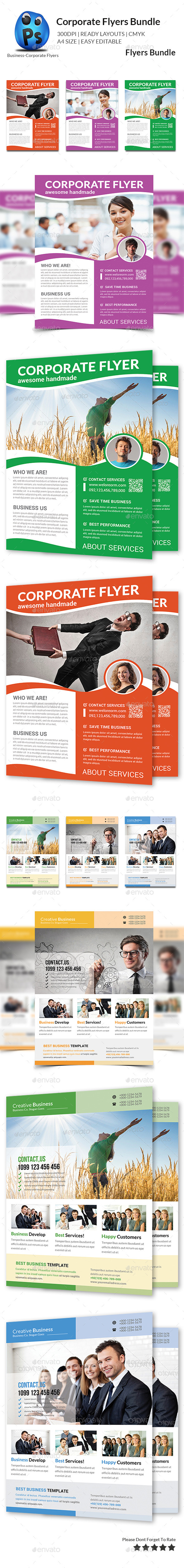 GraphicRiver Corporate Business Flyer Bundle 11458519 GraphicRiver Corporate Business Flyer Bundle 11458519