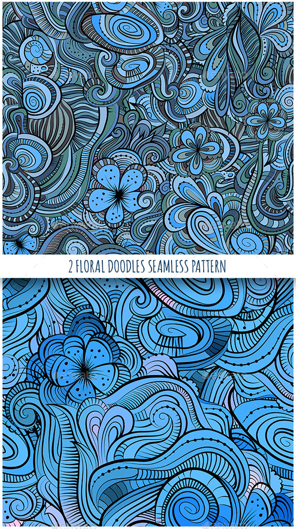 GraphicRiver 2 Floral Seamless Patterns 11458794 GraphicRiver 2 Floral Seamless Patterns 11458794