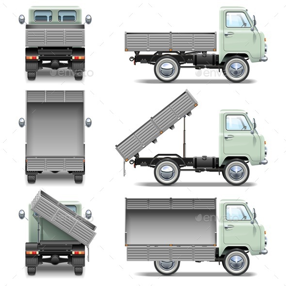 GraphicRiver Tipper Truck 11458829 GraphicRiver Tipper Truck 11458829