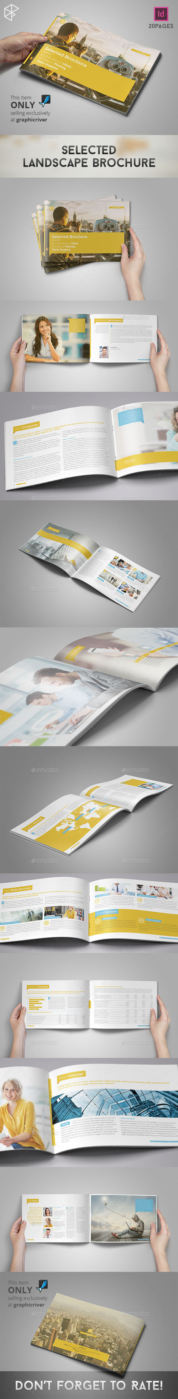 GraphicRiver Selected Landscape Brochure 11458975 GraphicRiver Selected Landscape Brochure 11458975