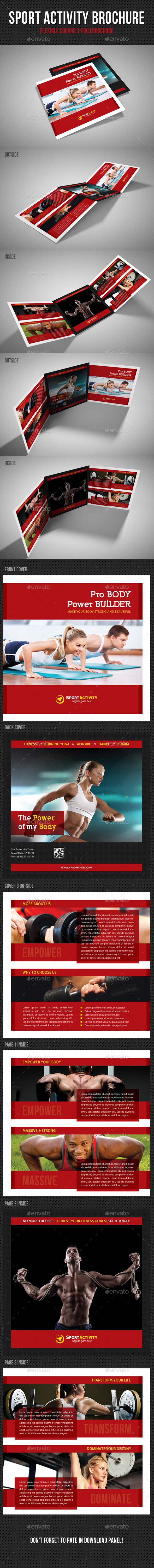 GraphicRiver Sport Activity Square 3-Fold Brochure V03 11459507 GraphicRiver Sport Activity Square 3-Fold Brochure V03 11459507